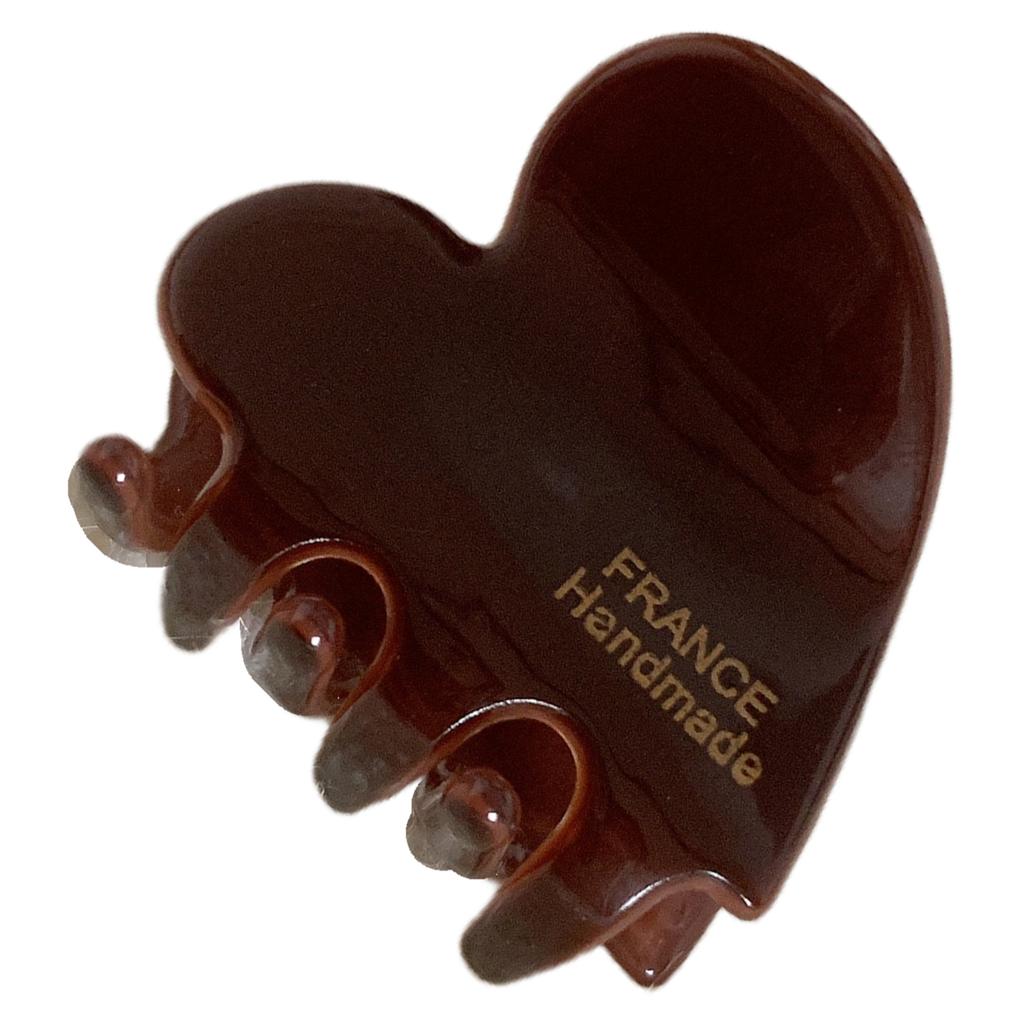 Small Heart Shaped Acetate Hair Clips For Women Men Non Slip Korean Style Hair Accessories