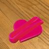 Silicone Heart Lipstick Holder: Universal Phone Back Sticker with 3M Adhesive