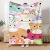 1pc Blanket - squishmallows Print Design,Lightweight Blanket for Sofa,Bed- Soft &Warm,Gift for All Seasons