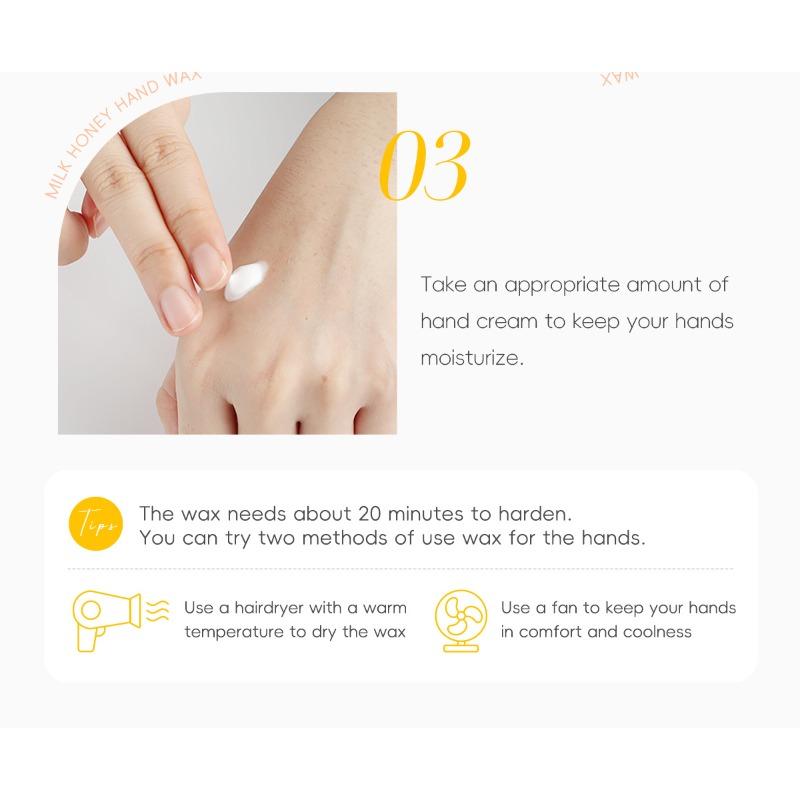 Milk Honey Hand Wax Peel Off Hand Mask