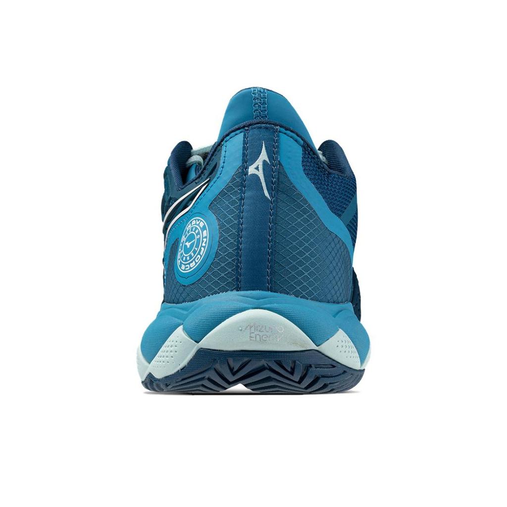 Mizuno Wave Enforce Tour AC Professional Comfortable Shock Absorption Durable Non-Slip Tennis Shoes Unisex Sneaker Light-Blue 61GA230027
