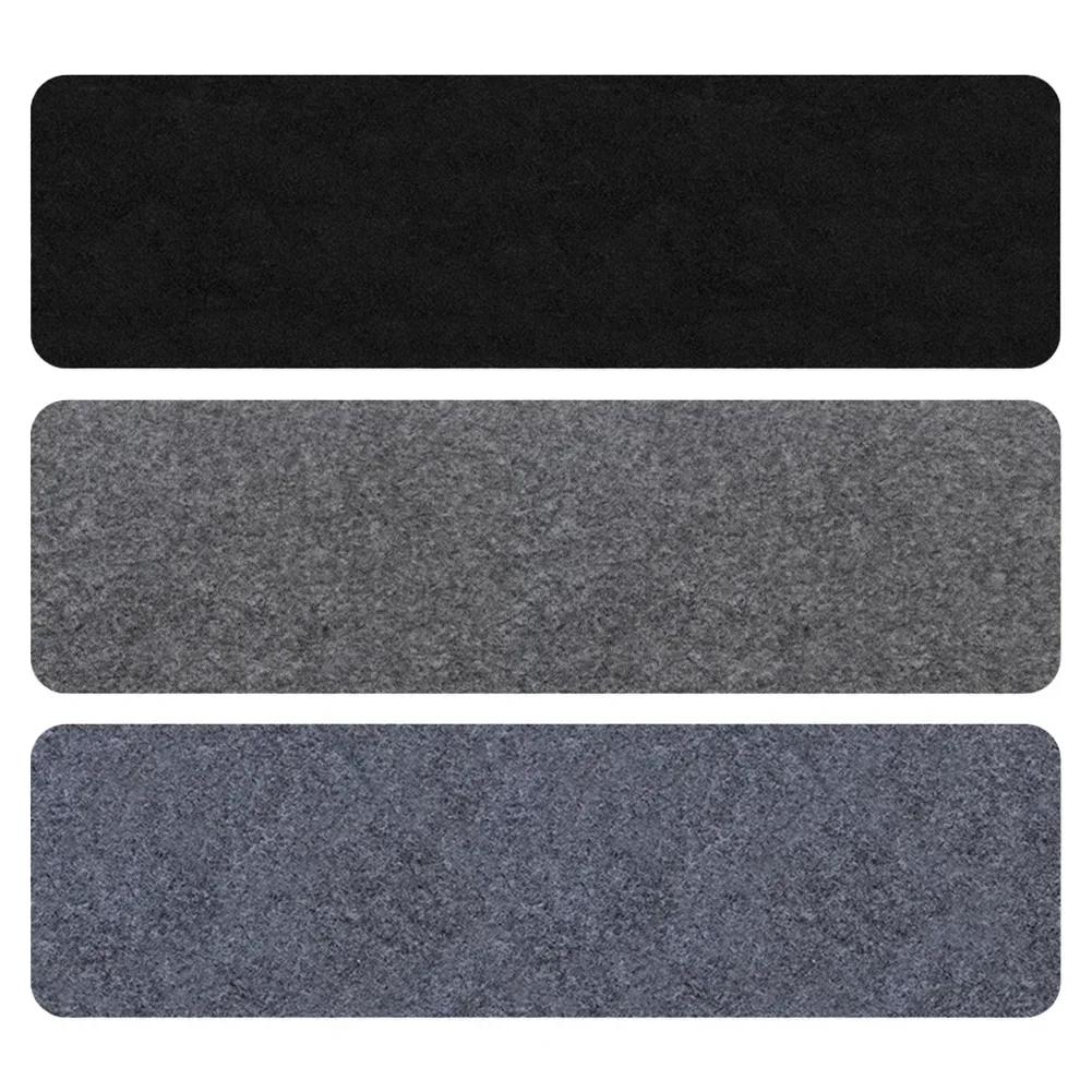 Stair Tread Carpet Mats Adhesive Non-Slip Water Absorption Stair Mat Step Rugs Safety Mute Floor Mats Pad 76 X 20cm