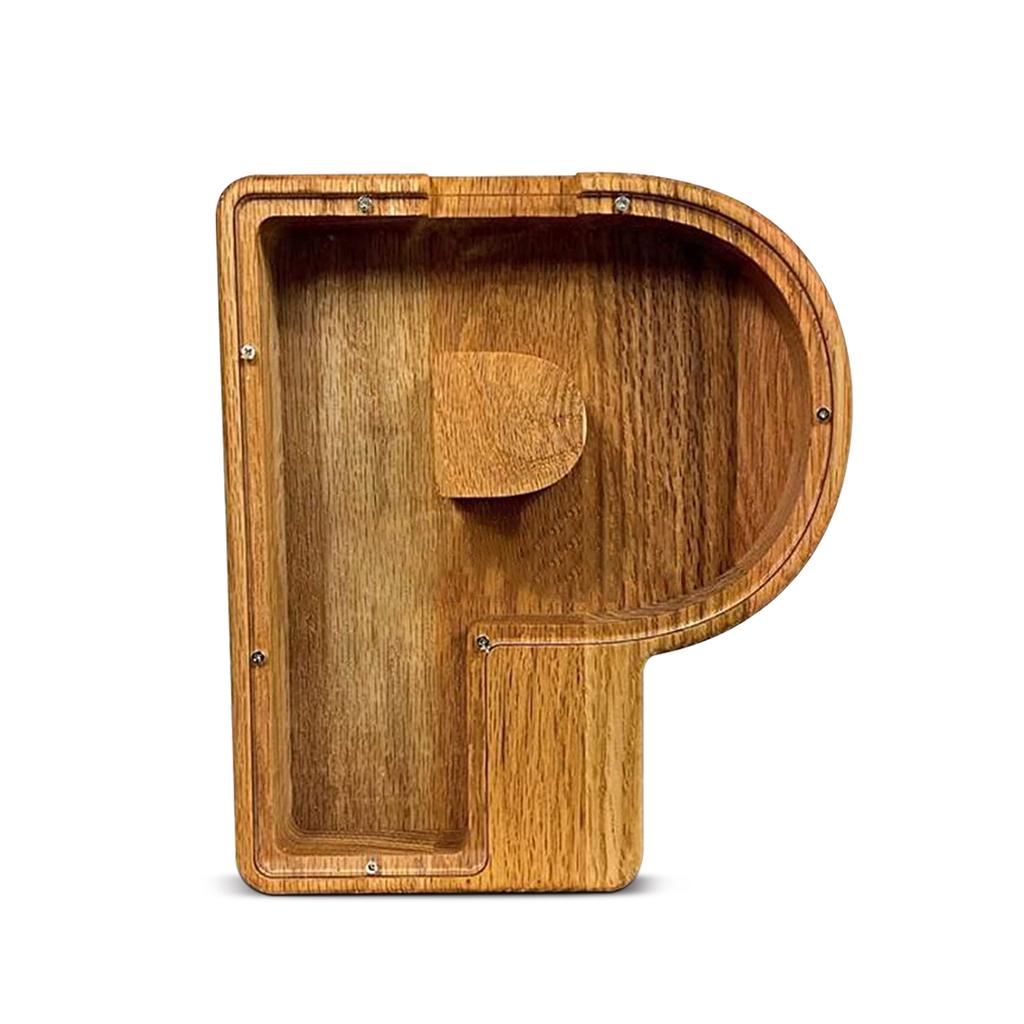 Двадцать шесть английских алфавитов, копилка, монета, деньги, копилка, деревянная коробка для хранения писем, настольное украшение, домашний декор, поделки для детей