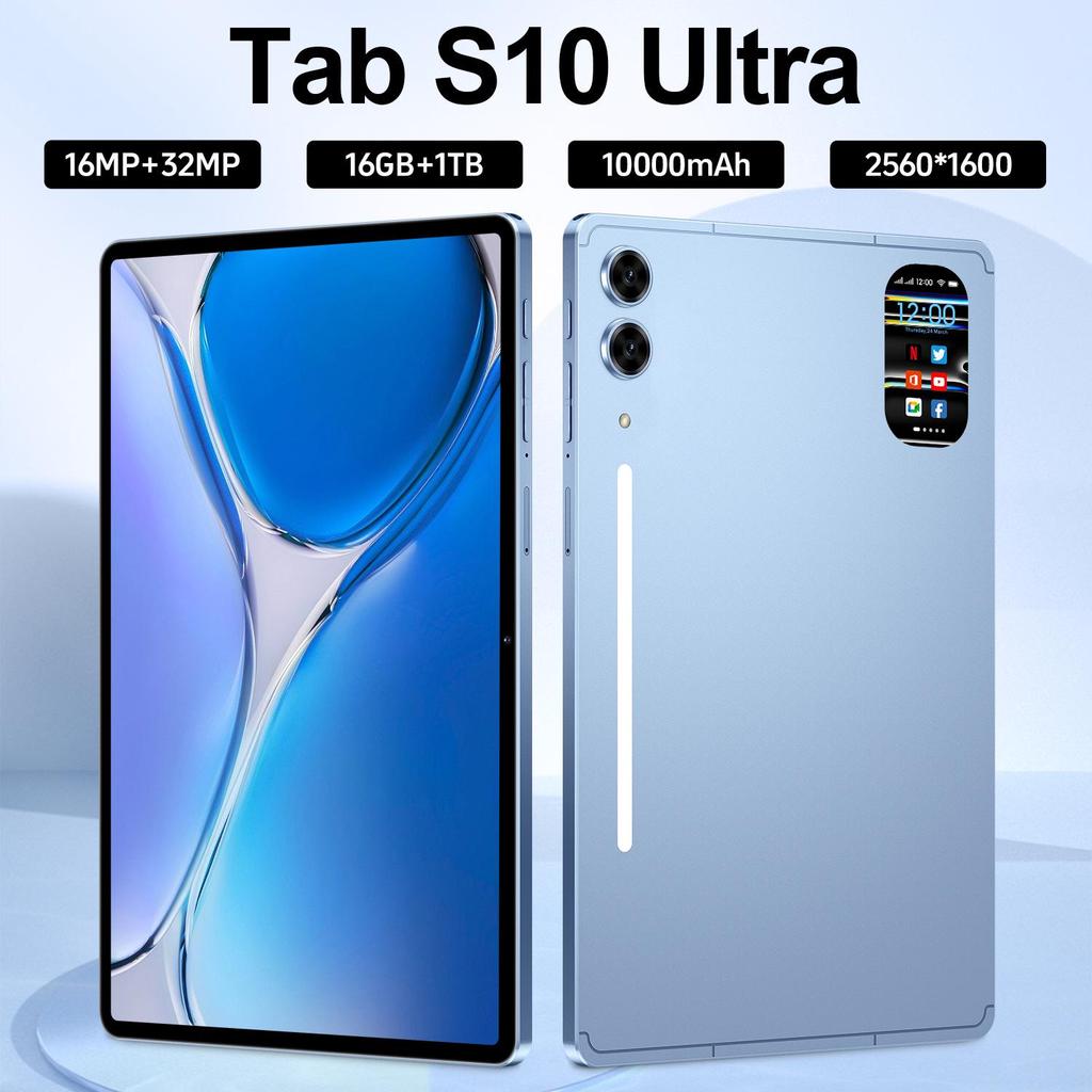 Новый планшет Tab S10 Ultra Android 16 ГБ + 1 ТБ - HD-дисплей 10,1 дюйма