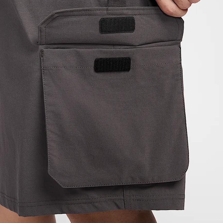 Nike Спортивная одежда Dri-Fit Kearny Fashion Универсальные Быстросохнущие Свободные Шорты Карго для Скейтборда Мужские шорты Средне-серый Железо-серый IB7552-254