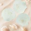 Yousheng 10Pcs Natural Scallop Shells DIY Crafts Theme Party Decor Bright White Seashells Jewelry Christmas Decoration