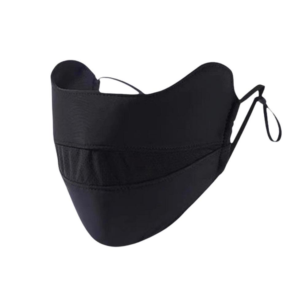Hanging Ear Summer Face Mask Ice Silk Sports Mask Gifts Sun Protection Mask