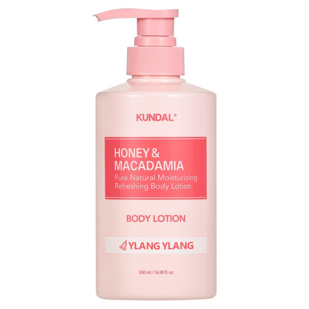 KUNDAL Honey & Macadamia Pure Body Lotion Ylang Ylang Fragrance, 500ml, 1 Unit