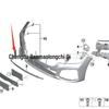 BMW 7 Series G12 Front Bumper Tow Hook Cover, Part #51118745836