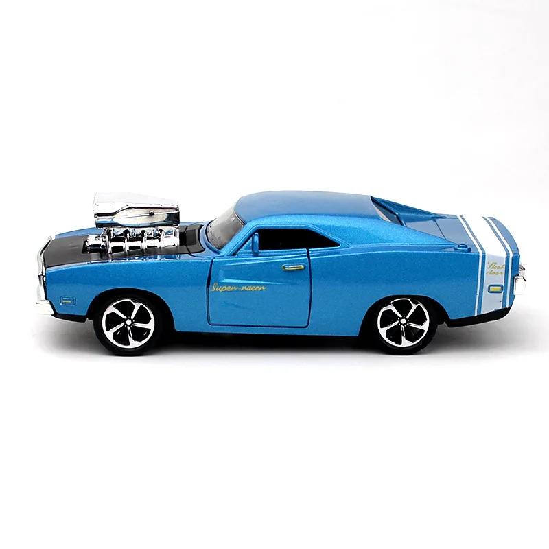 1/36 Dodge Classic Car Alloy Model Car Model Jewelry Metal Return Toy Gift Decorations