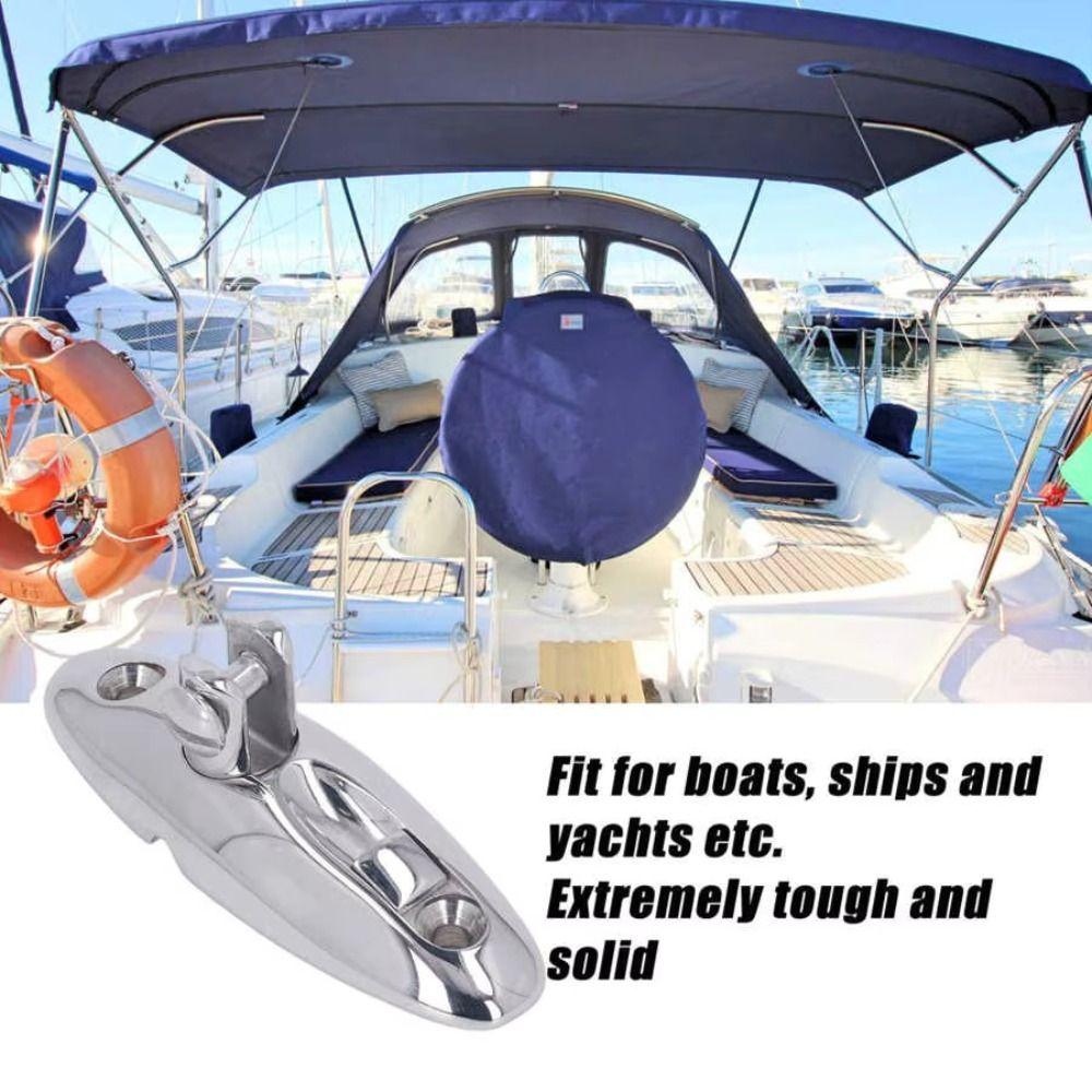 360 Degree Rotation Marine Top Hardware Solid 316 Stainless Steel Bimini Top Swivel  Yacht Use