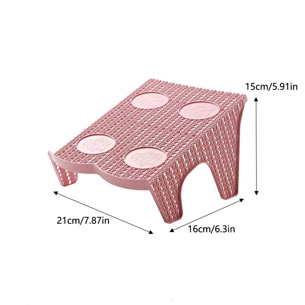 Отделения для обуви Двухслойный пластиковый держатель для обуви Коробка-органайзер для хранения