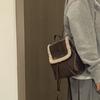 Зимний винтажный плюшевый рюкзак женский Instagram простая овечья шерсть лоскутная сумка женская