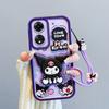 Oppo Shockproof For Keysion Case A18 A38 A58 A78 A98 5g With Lanyard Silicone Cute 3d Cartoon Doll Phone Cover For Oppo A17 A17k