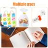 5PCS Magnetic Fabric Huggers Silicone Cable Ties Magnetic Clips Set Fabric Clips Set  Crafting Gifts