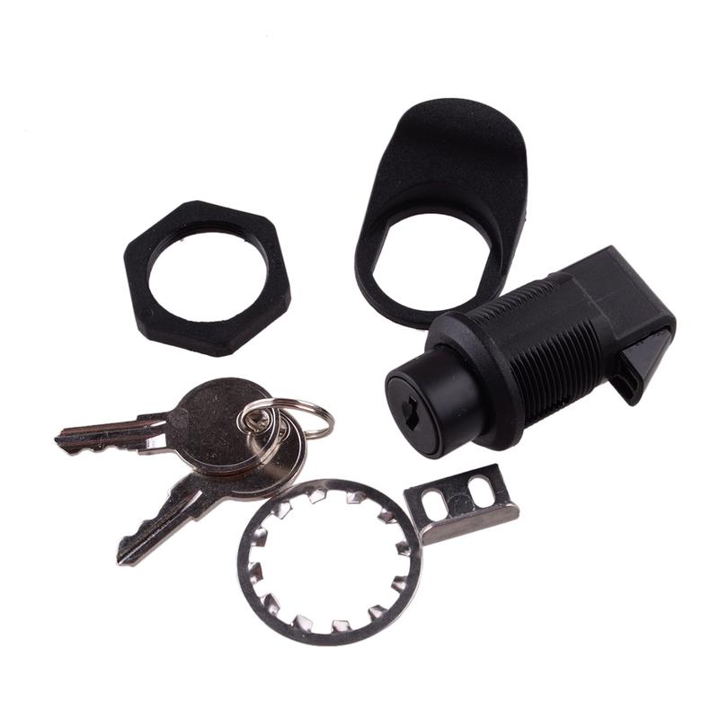 93-304 93-303 Marine Push Button Latch Lock & Non-Locking Fit For 1 Inch Mounting Hole Boat RV Door Glove Box
