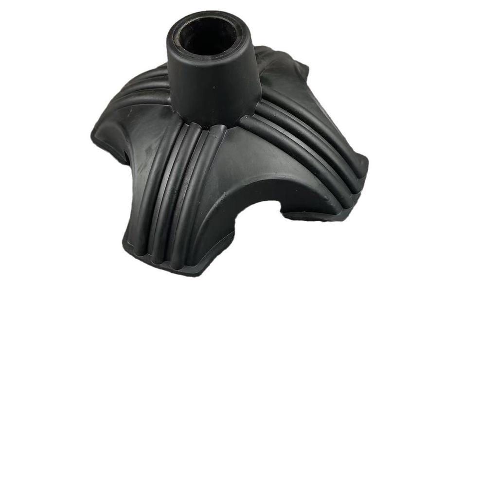 Комплект противоскользящих накладок на костыли с четырьмя ножками и утолщенной износостойкой головкой трости