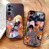 Чехол для телефона Y-Your lie IN A-APRIL для Samsung S25,S24,S21,S22,S23,S30,Ultra,S20,Plus, Мягкий силиконовый Черный чехол