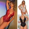 Women's Sleepwear  Spaghetti Strap Dress  Transparent Sexy Nightgowns Lace  Pajamas  Sexy Set Lingerie