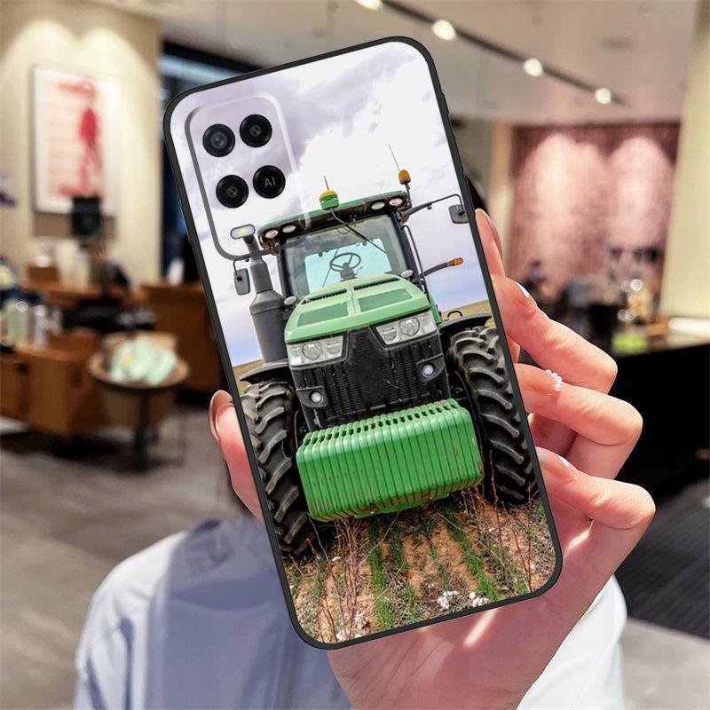 Фермерский Трактор Чехол Для Oppo A78 A98 A79 A18 A38 A58 A40 A60 A80 A16 A76 A96 A15 A74 A94 A54 A17 A77