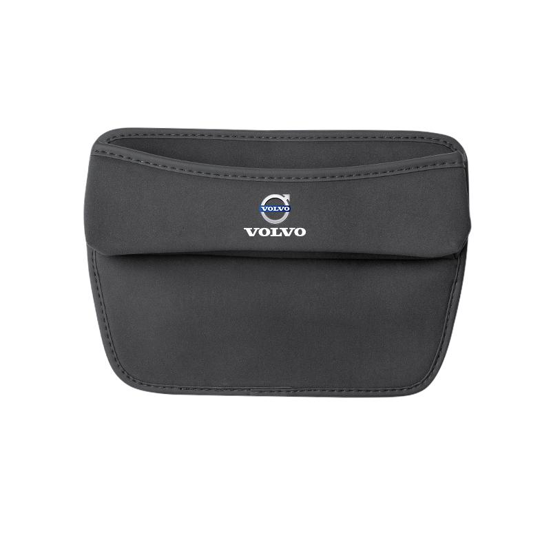 Car Seat Gap Storage Box Suede Organizer Case For Volvo V60 V40 XC90 S60 C30 XC60 V50 V70 S90 Olestar AWD XC40 S80 Auto Supplies
