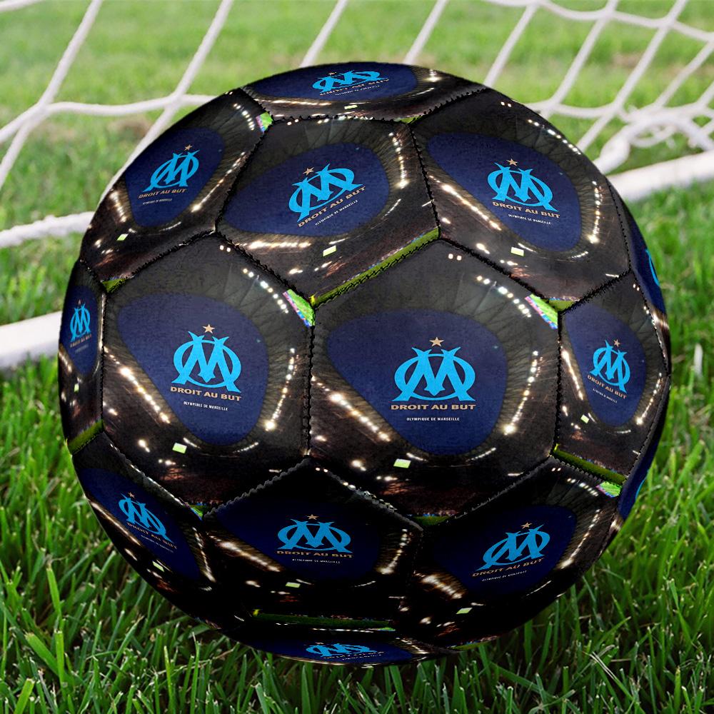 Mar-seille With Pride Emblem Printed Size 5 Soccer Balls, High-Quality, Anti-Slip, Protective Football, A Unique Gift , Birthdays, Christmas Gifts