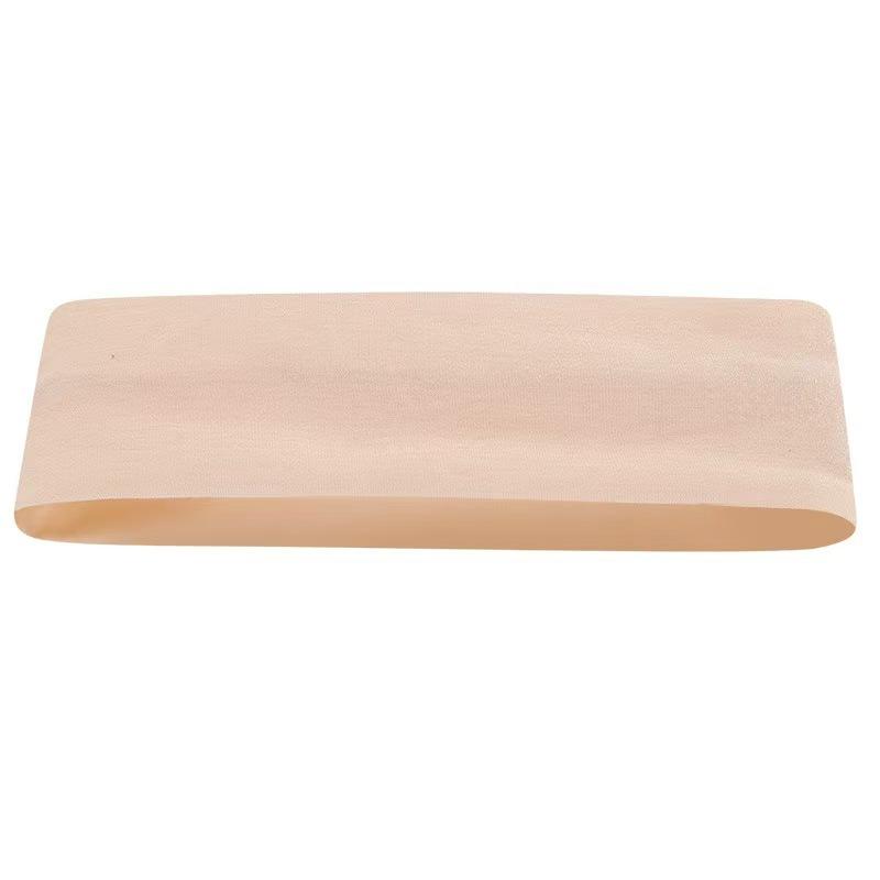 Эластичная повязка на голову для занятий йогой и фитнесом, впитывающая пот, однотонная повязка на голову, нескользящая повязка на голову