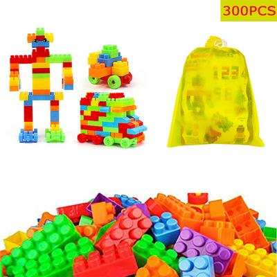 300 шт. Большие строительные блоки для детей, игрушки, большие классические строительные кирпичи, для детей всех возрастов.