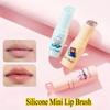 1 шт. Силиконовая мини-кисть для губ Натуральная Q Эластичная Кисть для макияжа губ для помады Легко чистить Инструмент для красоты