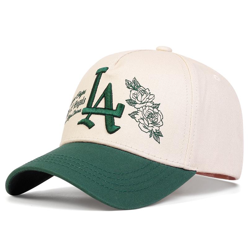 Бейсболка-кепка унисекс с вышитыми буквами и розами, регулируемая повседневная кепка для активного отдыха на весну и осень, солнцезащитные кепки, кепки для гольфа, кепка дальнобойщика