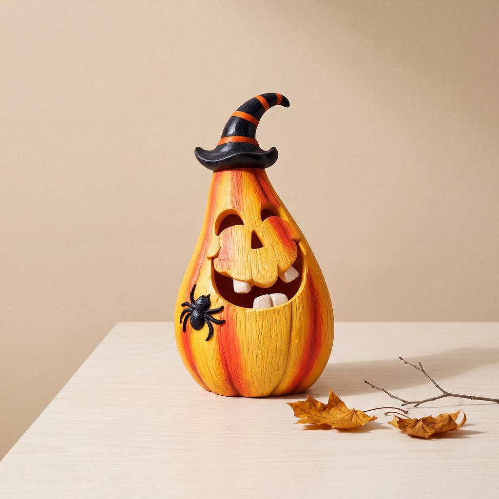 DOWMOO Halloween Pumpkin Decorations Festival Party Atmosphere Home Creative Decoration Ornaments Simulated Pumpkin
