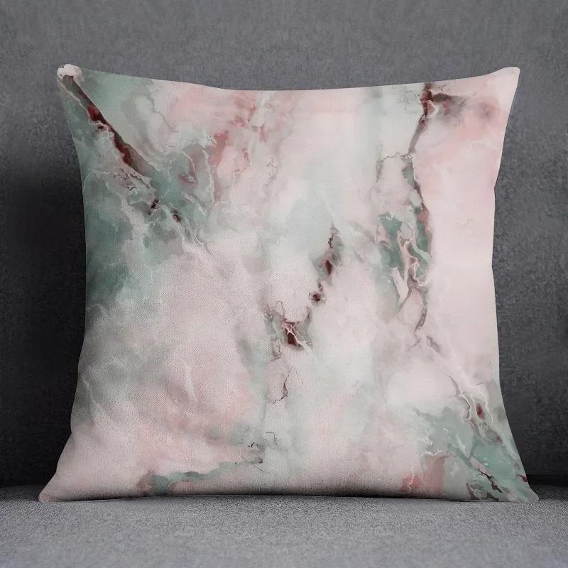 Office Living Room Home Pillowcase Pink Fresh Pattern Pillowcase Car Ornaments