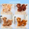 Cute Camel Plush Toy Animal Pendant With Soft Velvet For Backpack Accessories