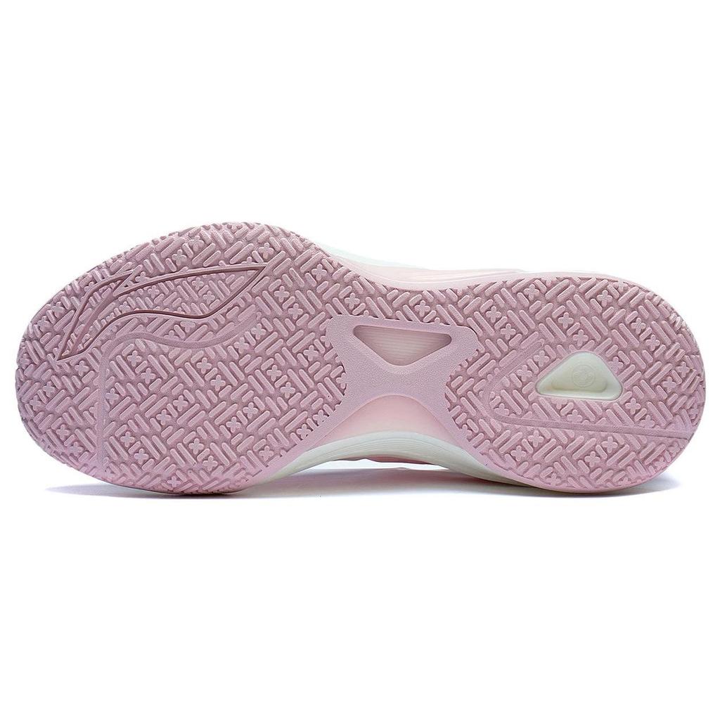 Li-Ning Lightweight Synthetic Leather Shock Absorbing Non-Slip Durable Low-Top Basketball Shoes Men Sneakers Pink ABAS041-2