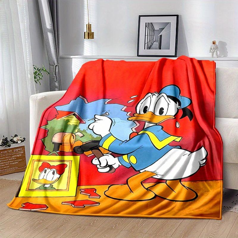 1pc, Donald Duck Home Decorative Blanket Perfect for Couch, Bedroom, Living Room, Travel, Camping