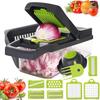 Vegetable Cutter Multifunctional Slicer Fruit Potato Peeler Carrot Grater Kitchen Accessories Basket Vegetable Slicer