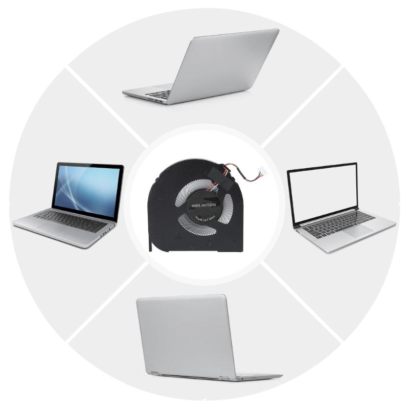 CPU Cooling Fan Laptop Internal Replacement Fan For L480 L490 L580 L590 Notebook Brushless Motor Quiet