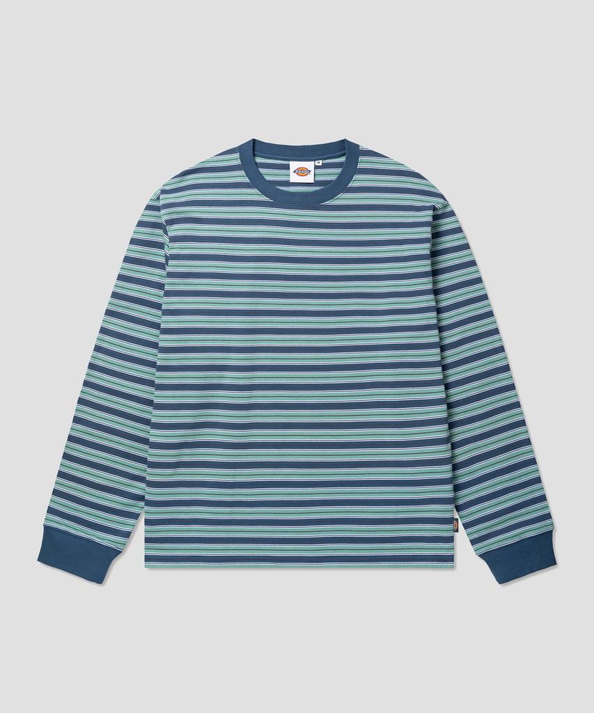 Dickies Мятный с длинным рукавом и разноцветными полосками