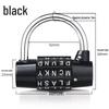 Zinc Alloy 5-Digit Combination Padlock for Doors and Cabinets: Durable and Sturdy