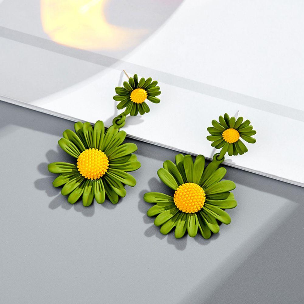 Корейская индивидуальность Милые серьги-ромашки с цветком Серьги-подвески Серьги-подвески Модные ювелирные изделия