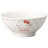 Kanesho Pottery Hello Kitty Rice Dishwasher and Microwave Kitty Pink Heart Made In 365110 (Kaneshotouki) Bowl, Children's Safe, Merchandise, 10.5cm,
