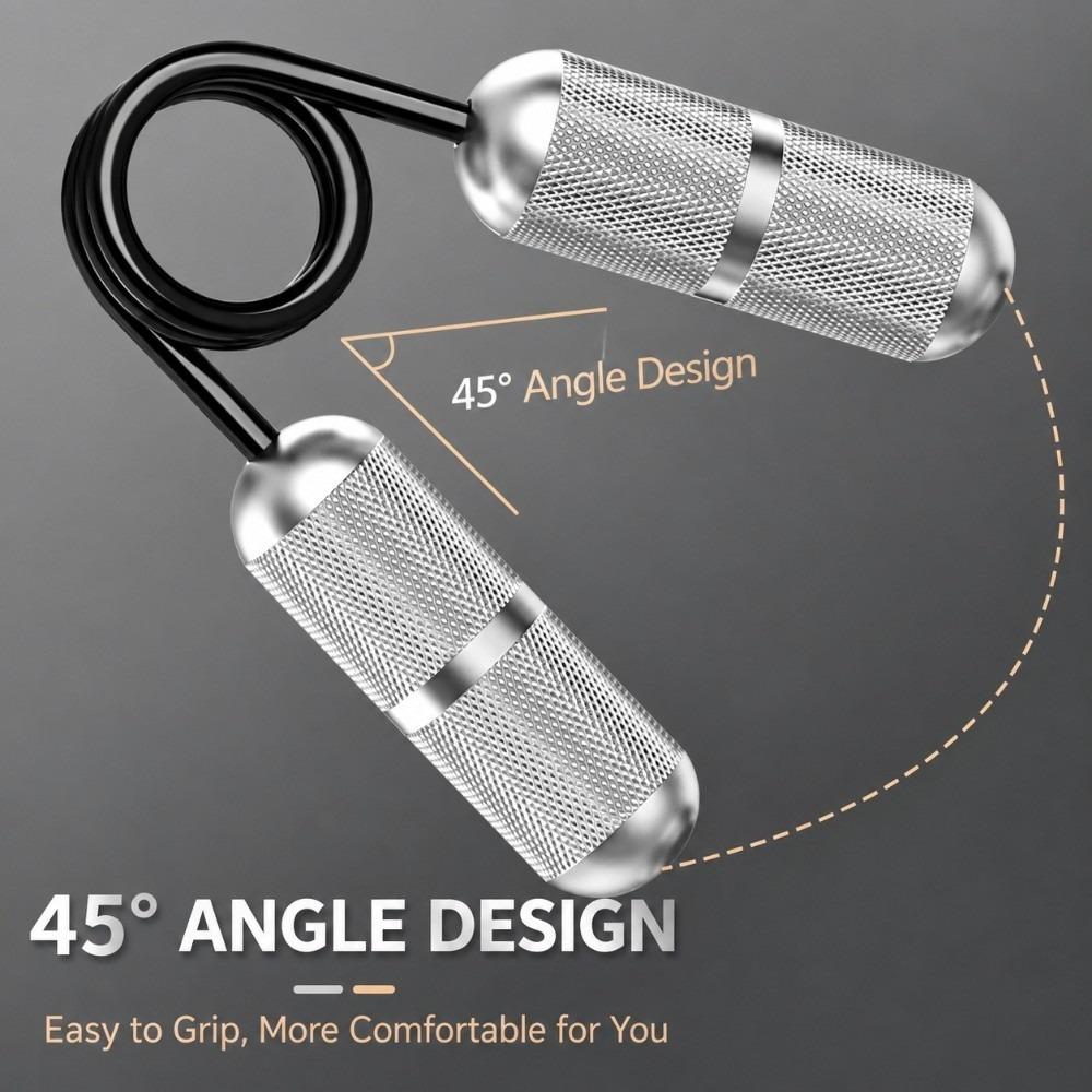 Aluminum Alloy Hand Grip Strengthener Stress Relief Hand Gripper For Office Workers