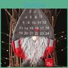 Charming Nordic Forest Old Man Advent Calendar With Cozy Fabric For Christmas Festivities