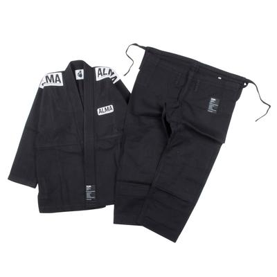 ALMA стандартный кимоно ги для BJJ JU1-M1-BK черный M1
