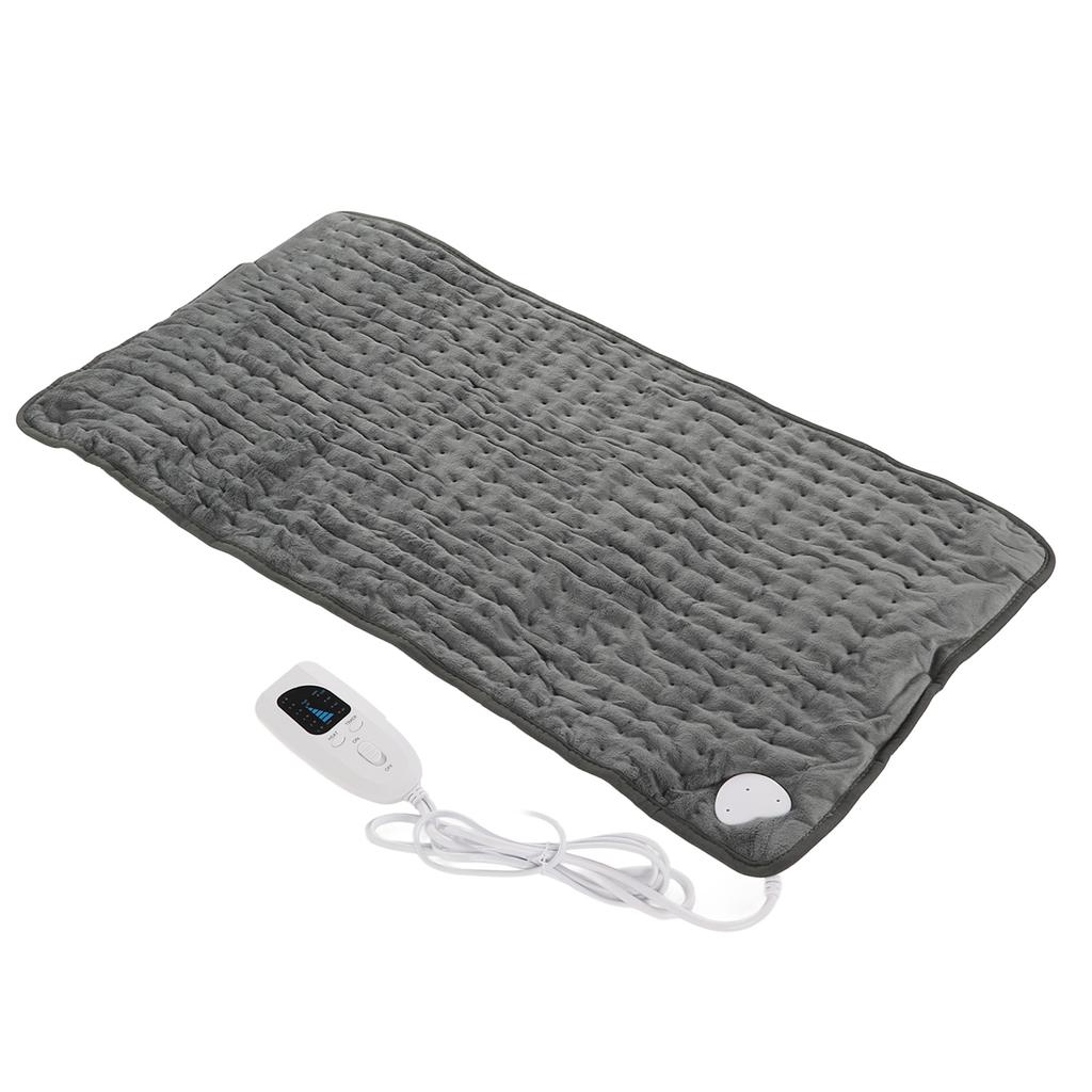 Electric Heating Pad Relieving Back Pain Wet Compress Keeping Warm Dark Grey Washable Heating Pad