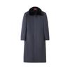 High-end Cashmere Coat Winter New Middle-aged Gentleman Woolen Coat Long Fox Fur Collar Windbreaker for Men