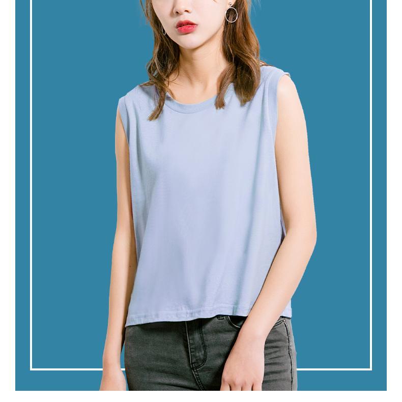 Cool and Comfortable Women's Sleeveless Cotton Vest for Women