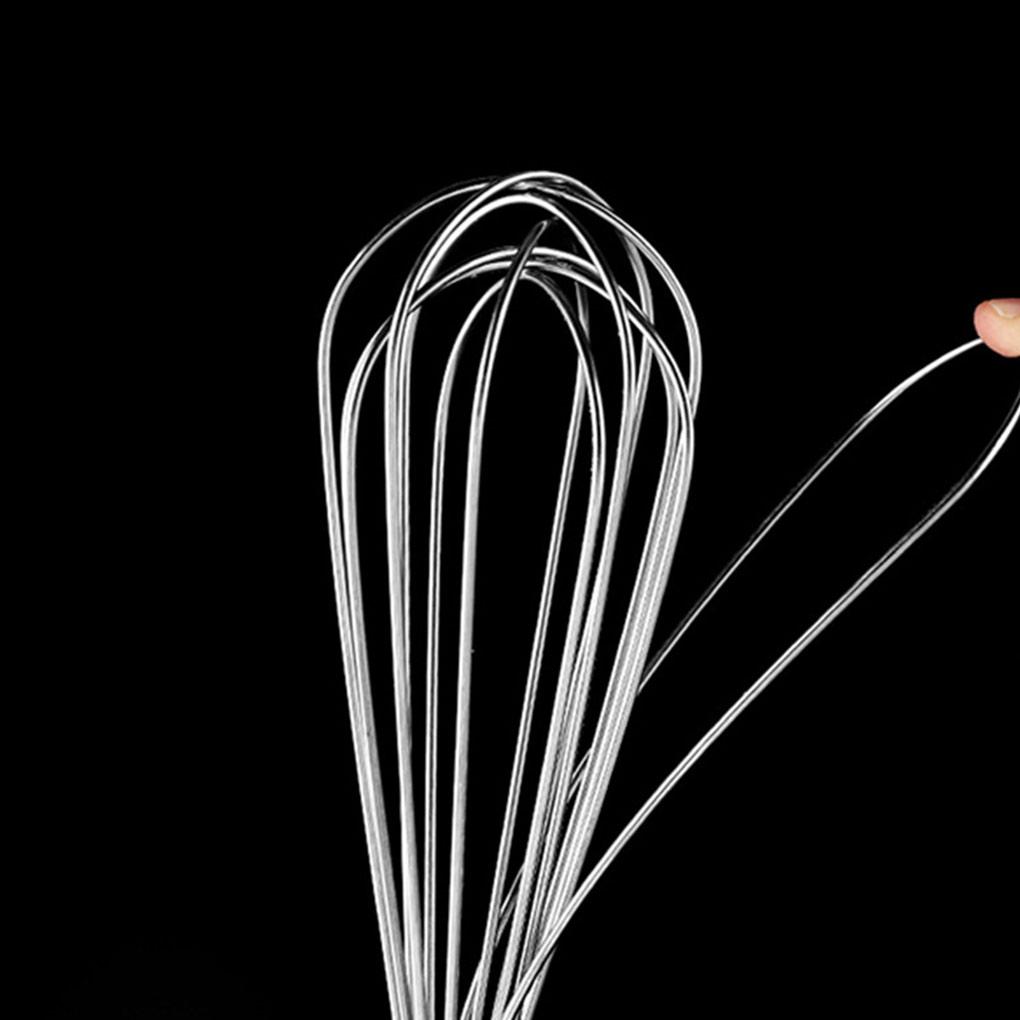 Ручной венчик для взбивания яиц из нержавеющей стали для дома, столовой, бара, отеля, блендер для приготовления пищи, выпечки, ручного взбивания