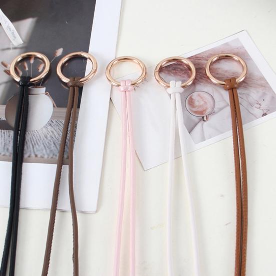 Имитация ремня Модный шнурованный декоративный пояс Кожаный аксессуар