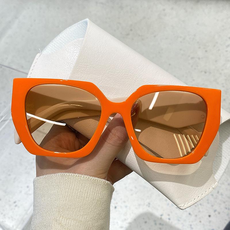 Shades for Men Women Fashion Irregular Oversized UV400 Women Gradient Polygon Sunglasses Big Frame Modern Vintage Eyewear